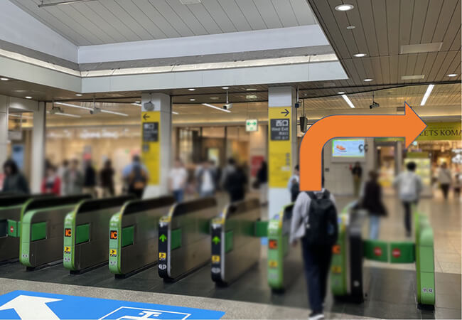 大船駅からバス停までの行き方01