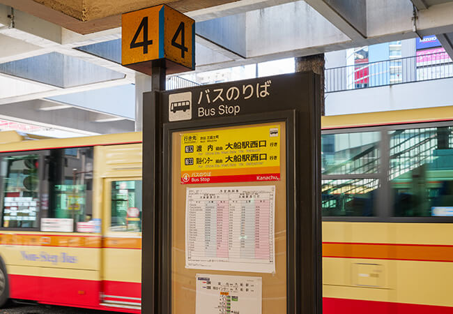 藤沢駅からバス停までの行き方04